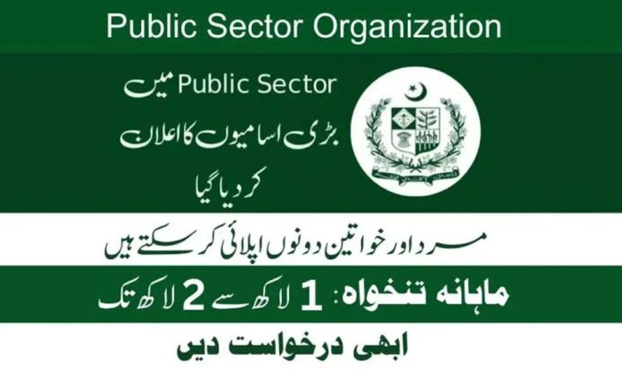 Public Sector Organization Sindh Jobs 2024-govtjobtoday.com