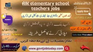 AJK Elementary and Secondary Education Jobs 2024-govtjobtoday.com