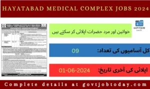 Hayatabad Medical Complex Peshawar Jobs 2024-govtjobtoday.com