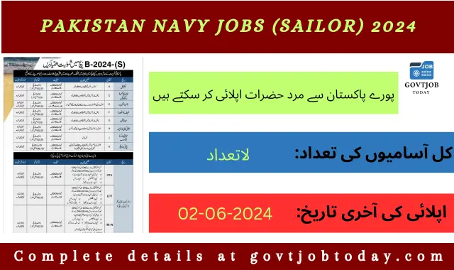 Pakistan Navy Jobs 2024-govtjobtoday.com