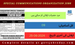 Special Communications Organization SCO Jobs 2024-govtjobtoday.com