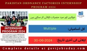 POF Internship Opportunity 2024-govtjobtoday.com