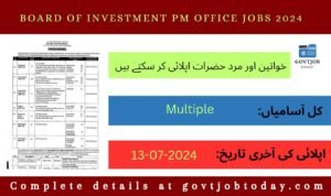 Prime Minister Office Board of Investment Jobs 2024-govtjobtoday.com