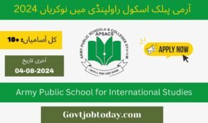 APSIS Rawalpindi Jobs 2024-govtjobtoday.com