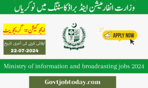 Ministry of information and broadcasting jobs-govtjobtoday.com