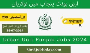 Urban Unit Punjab Jobs 2024-govtjobtoday.com