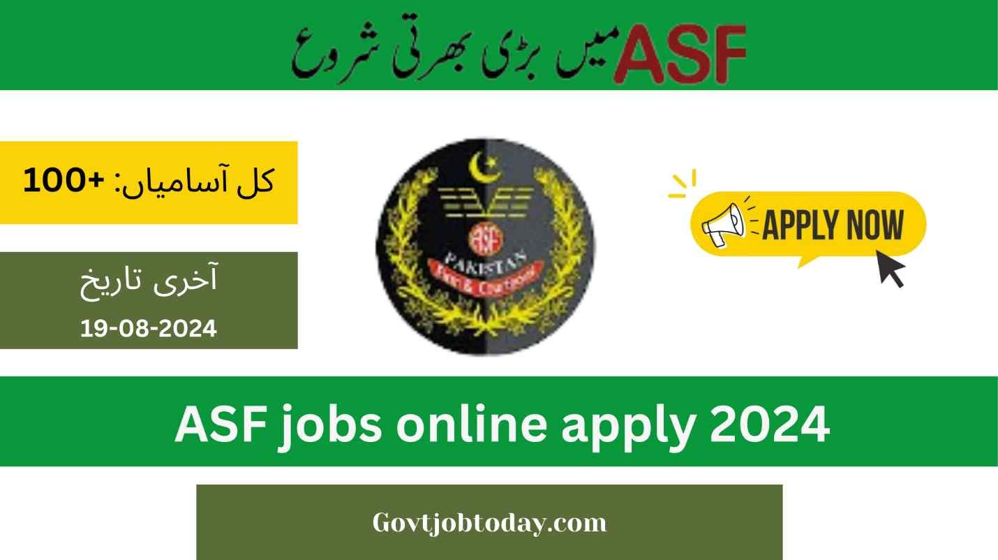 Asf Jobs 2024-govtjobtoday.com