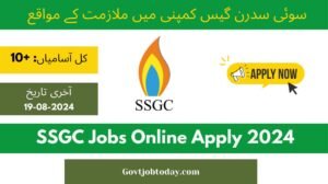 Sui Southern Gas Company Limited SSGC Jobs 2024-govtjobtoday.com