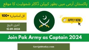 Pakistan Army Jobs 2024-govtjobtoday.com