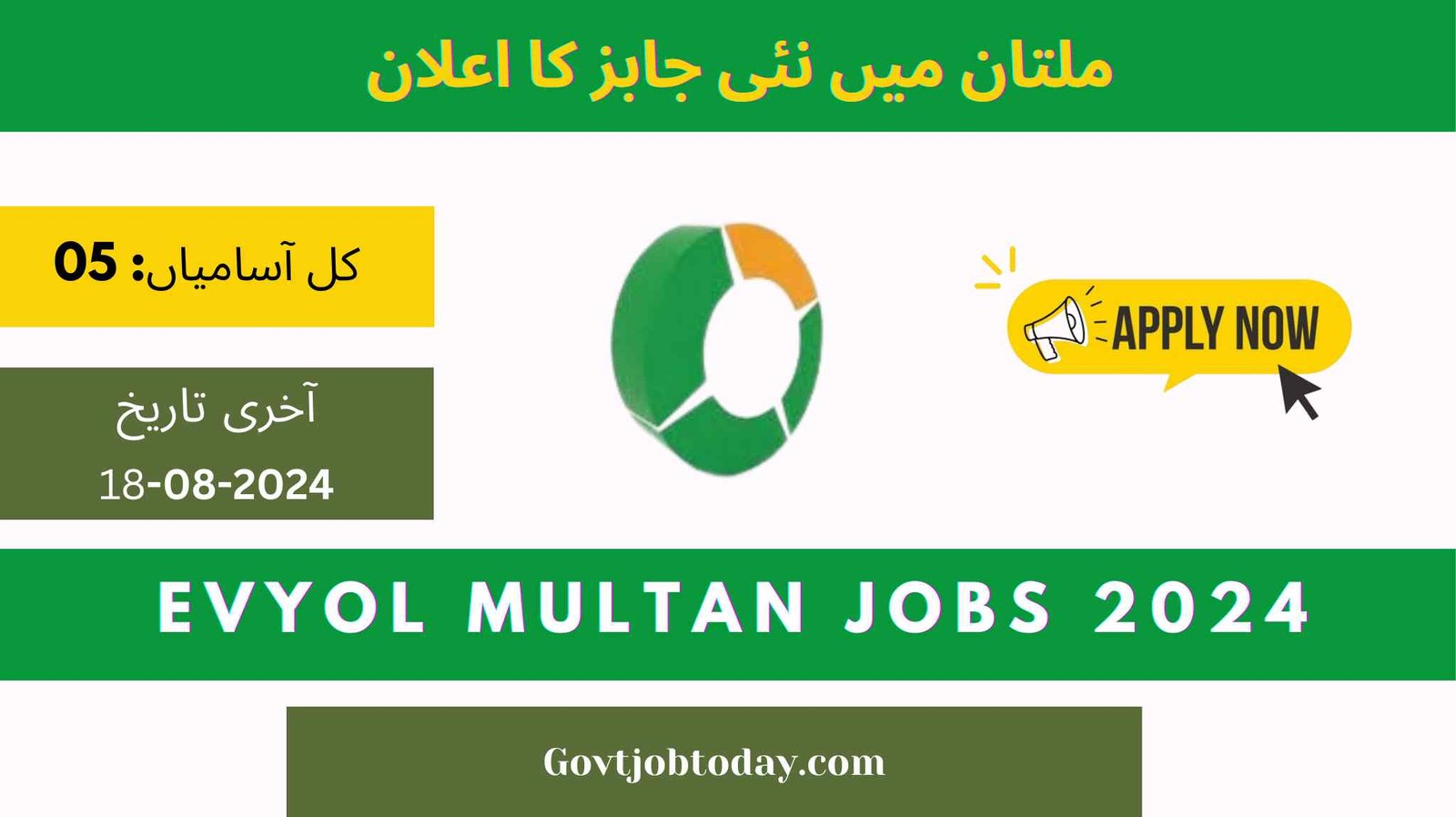 Evyol Multan Jobs 2024-govtjobtoday.com