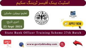 State Bank Officers Training Scheme 2024-govtjobtoday.com