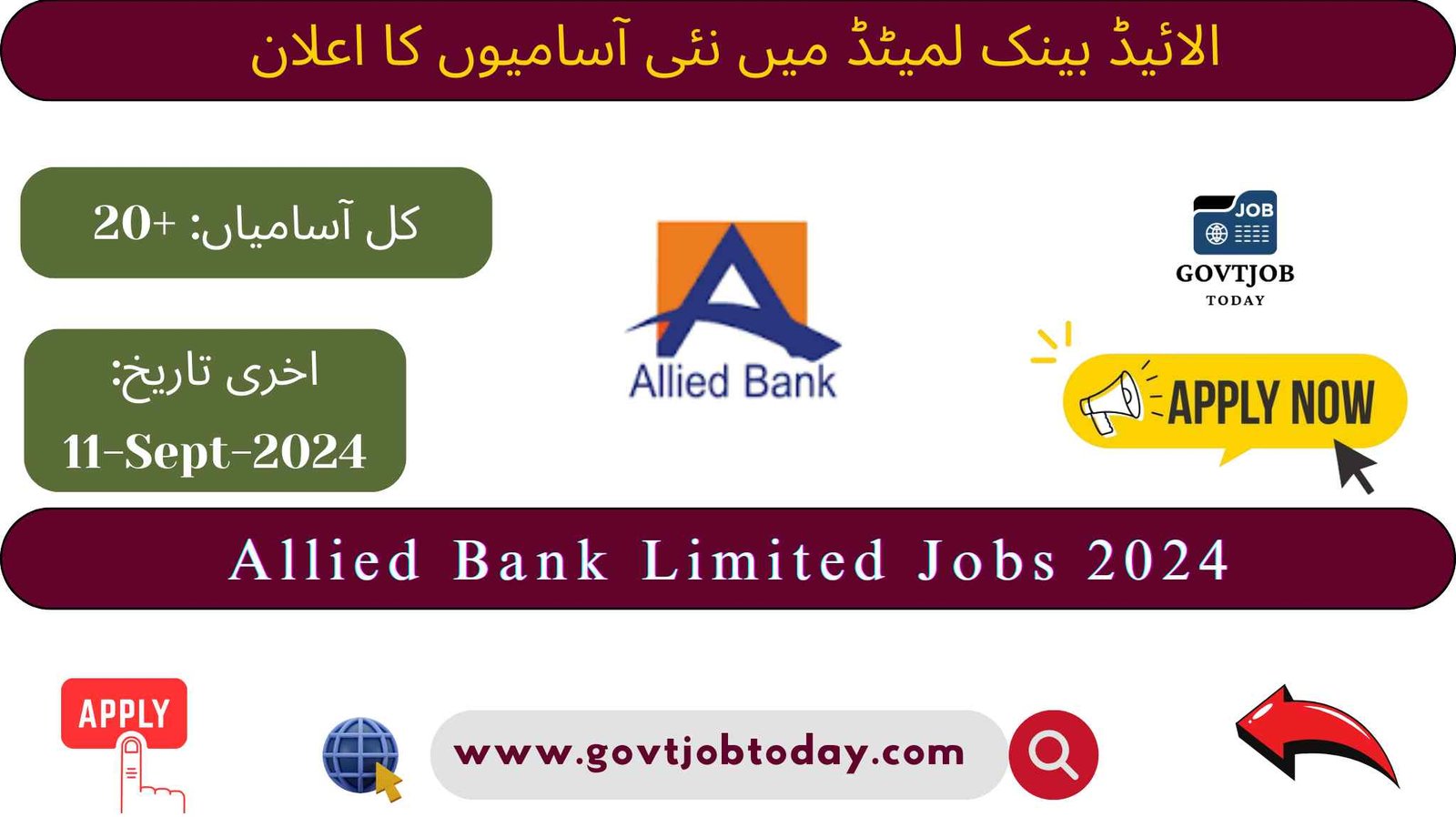 Allied Bank ABL Jobs 2024-govtjobtoday.com