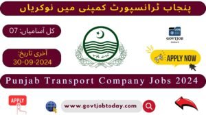 Punjab Transport Company Jobs 2024-govtjobtoday.com