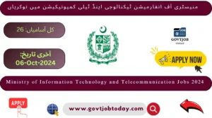 MOITT Islamabad Jobs 2024-govtjobtoday.com