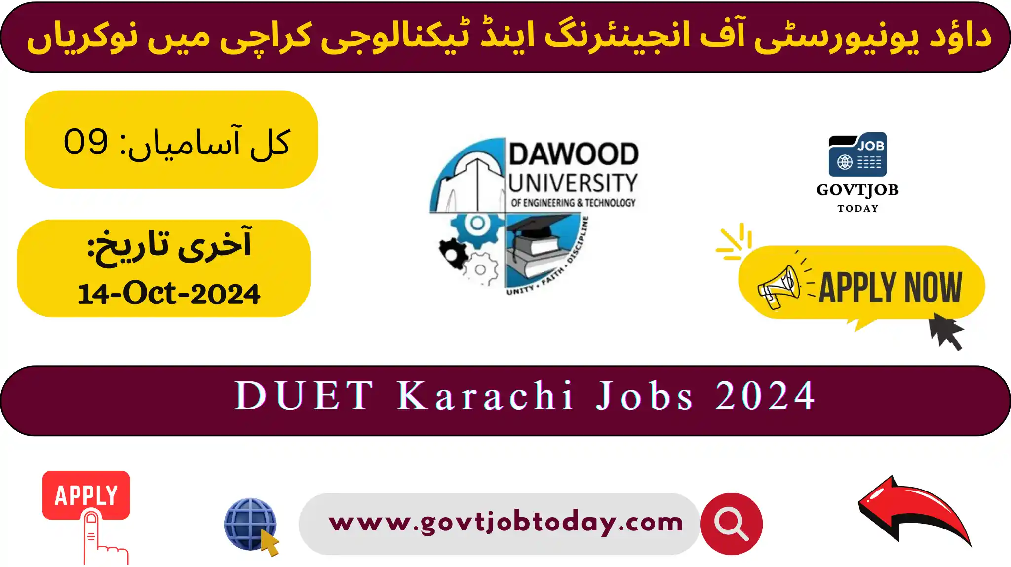 Baluchistan University Of Information Technology Jobs 2024