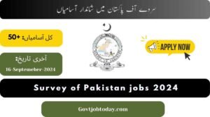 Survey Of Pakistan Jobs 2024-govtjobtoday.com