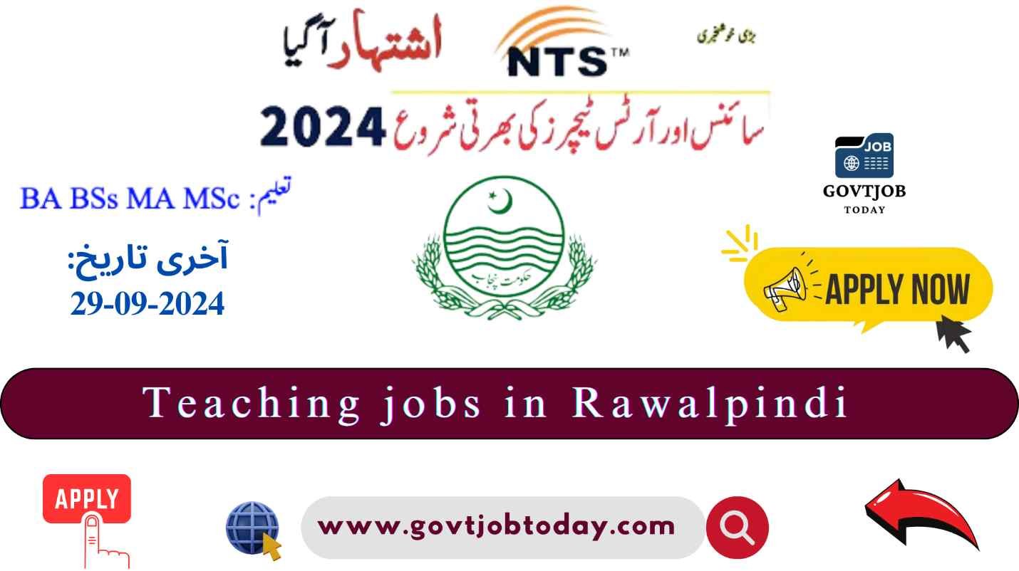 Teaching Jobs In Rawalpindi 2024-govtjobtoday.com