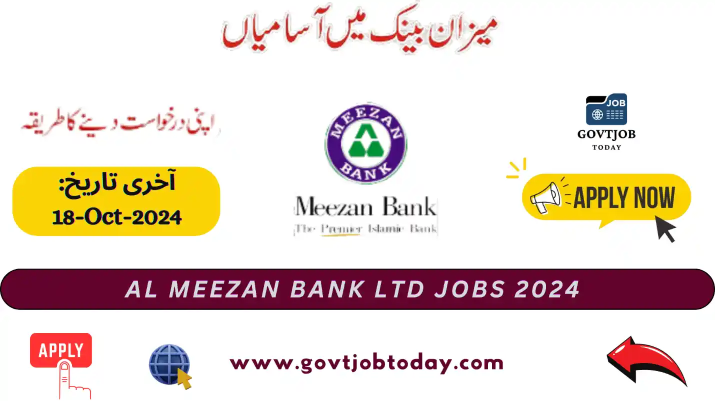 Al Meezan Bank Ltd Jobs 2024-govtjobtoday.com