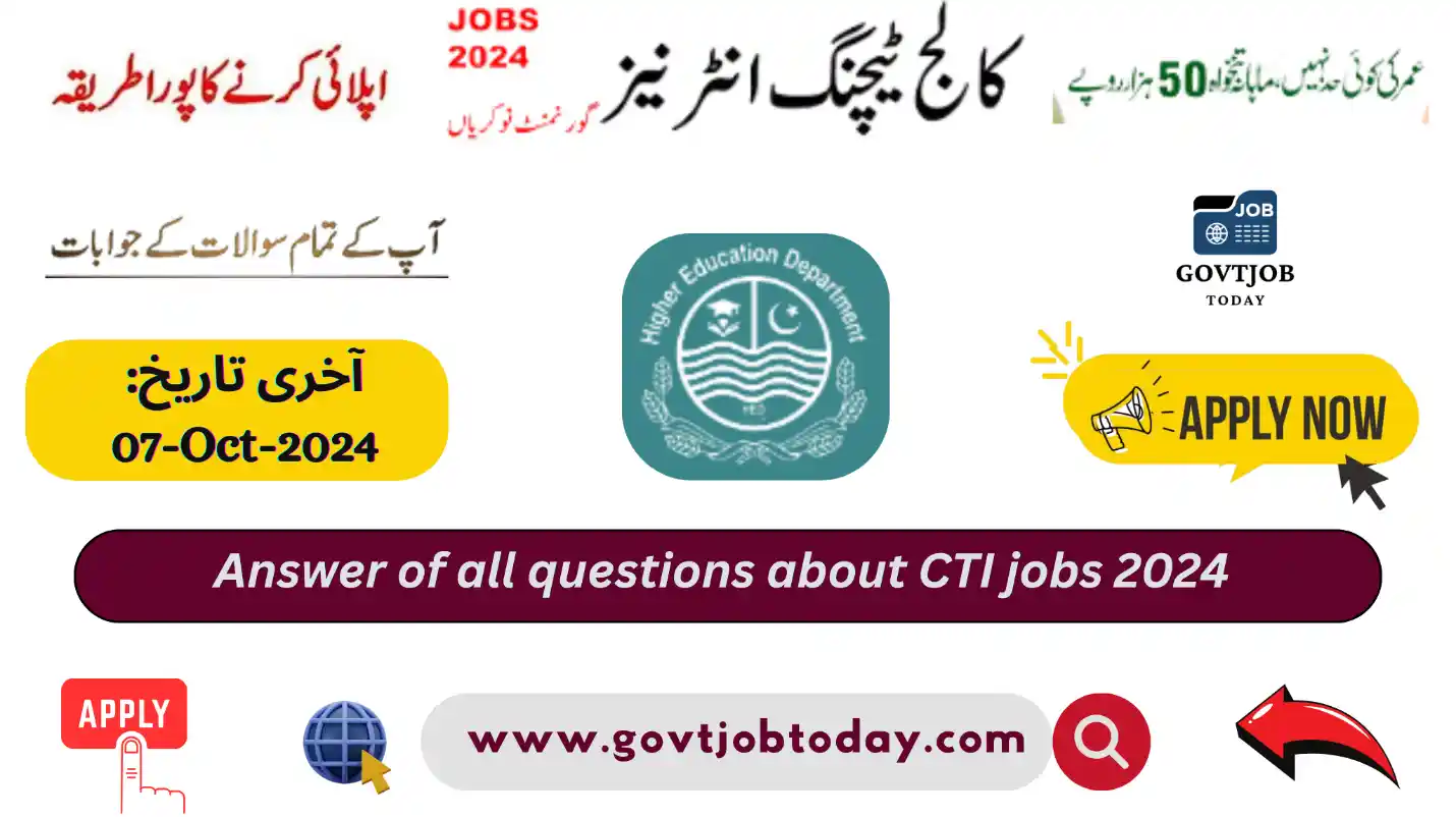 College Teaching Interns Cti Jobs 2024-govtjobtoday.com