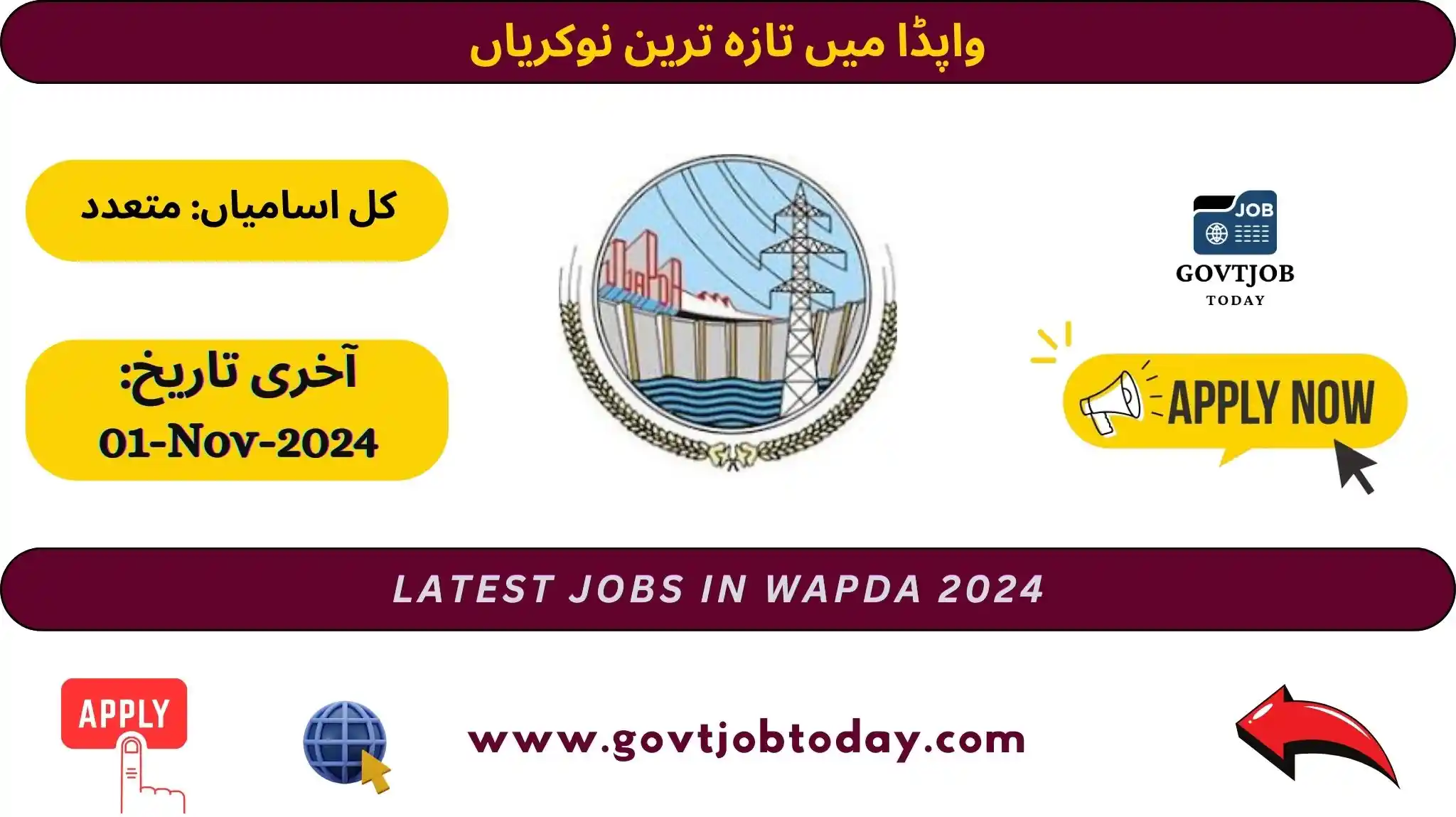 Water & Power Development Authority WAPDA Jobs 2024-govtjobtoday.com