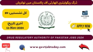 Drug Regulatory Authority of Pakistan DRAP Jobs 2024-govtjobtoday.com