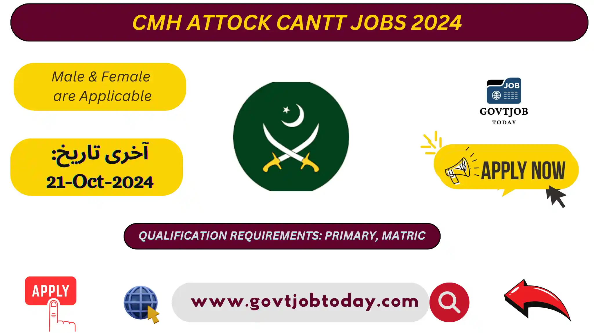 Combine Military Hospital CMH Jobs 2024-govtjobtoday.com