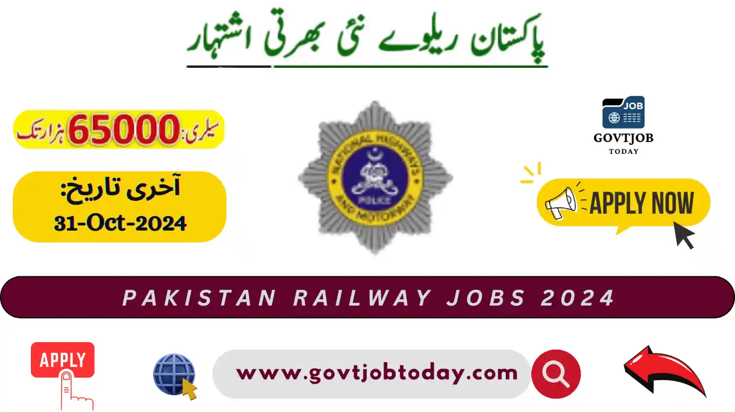 Pakistan Railway Jobs 2024-govtjobtoday.com