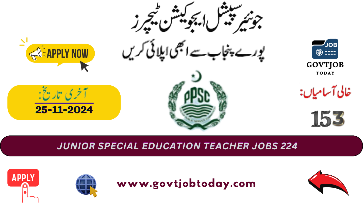 Junior special education teacher jobs-govtjobtoday.com