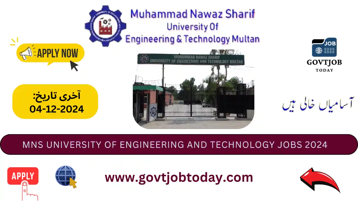 Mns University Of Engineering And Technology Jobs 2024-govtjobtoday.com