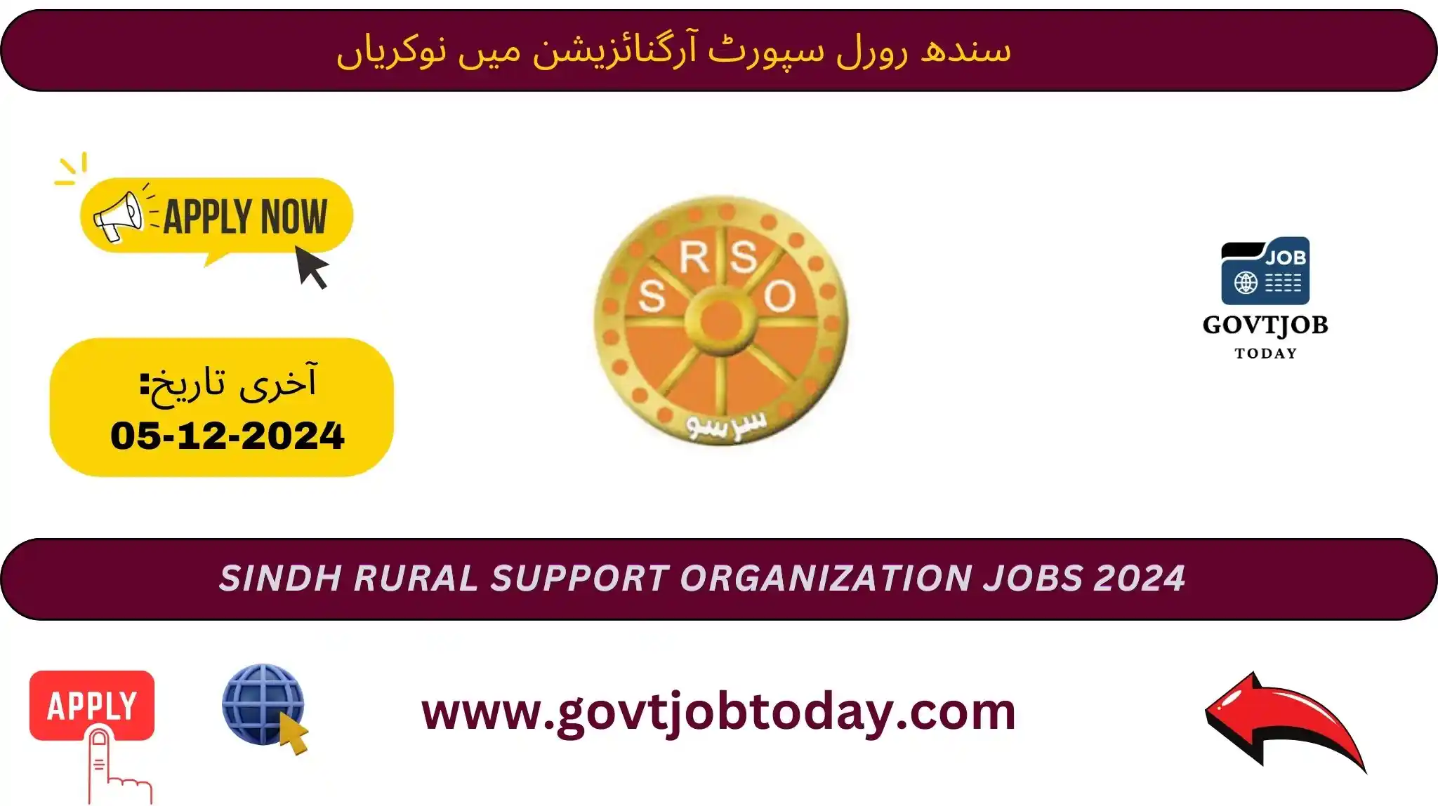 Sindh Rural Support Organization SRSO Jobs 2024-govtjobtoday.com