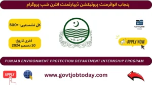 Chief Minister Punjab Climate Leadership Development Internship Program 2024-govtjobtoday.com