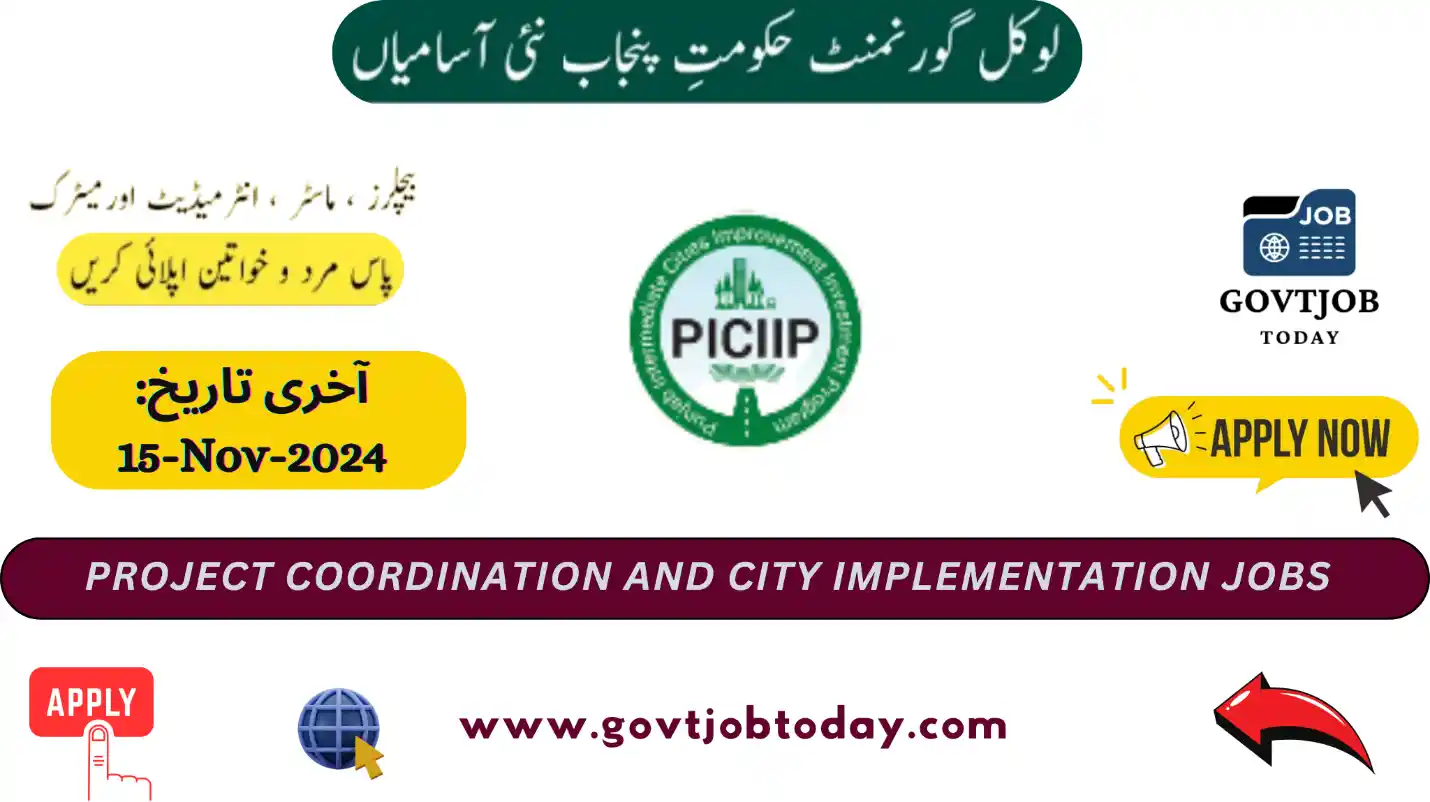 Project Coordination And City Implementation Jobs 2024-govtjobtoday.com