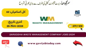 Sargodha Waste Management Company Jobs 2024-govtjobtoday.com