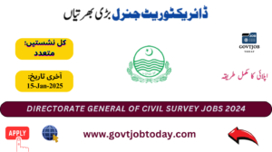 Directorate General Of Civil Survey Jobs 2024-govtjobtoday.com