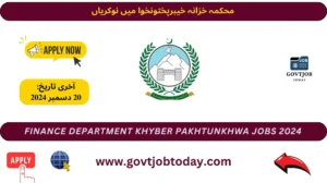 Finance Department KPK Jobs 2024-govtjobtoday.com