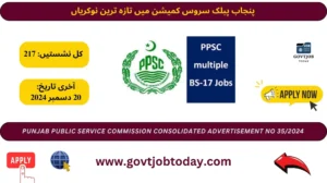 Punjab Public Service Commission PPSC Jobs 2024-govtjobtoday.com