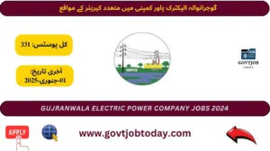 Gujranwala Electric Power Company GEPCO Jobs 2024-govtjobtoday.com