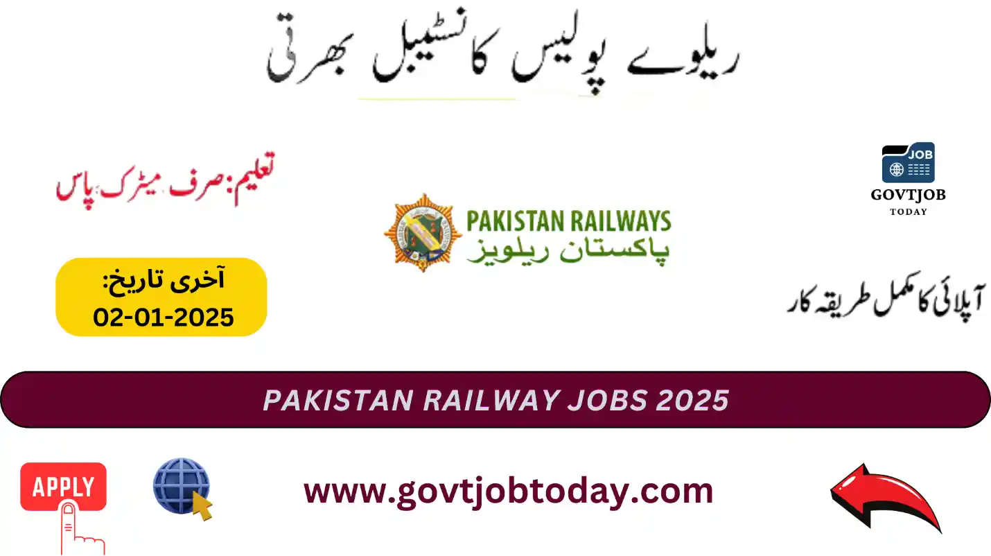 Pakistan Railway Jobs 2025-govtjobtoday.com