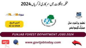 Punjab Forest Department Jobs 2024-govtjobtoday.com