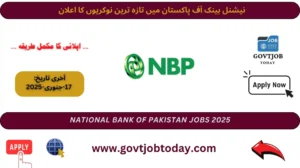 National Bank of Pakistan NBP Jobs 2025-govtjobtoday.com